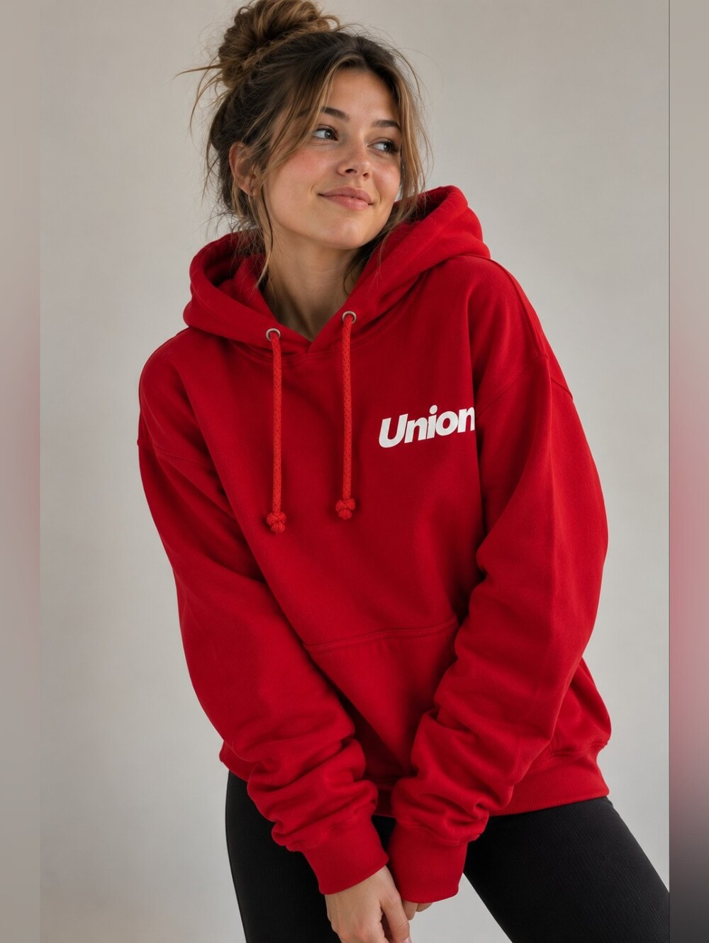 Union Binding Co. Official Merchandise Red Logo Pullover Hoodie
